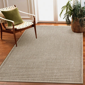 Trans Ocean Liora Manne Malibu Indoor/Outdoor Area Rug - Stylish Geometric Design For Any Space, Versatile Use Natural Polypropylene,Polyester Mau58822312
