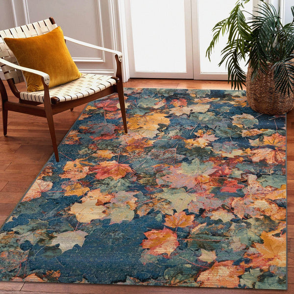 Trans Ocean Liora Manne Marina Fall In Love Area Rug - Vibrant Botanical Design For Indoor & Outdoor Spaces Multi Polypropylene,Polyester Mna45808344