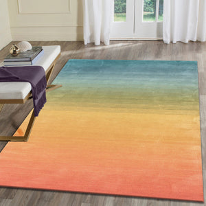 Trans Ocean Liora Manne Arca Ombre Indoor Wool Area Rug - Stylish Contemporary Accent For Elegant Spaces Multi Wool Aca46920644