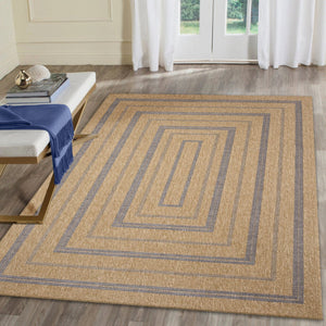 Trans Ocean Liora Manne Sahara Multi Border Indoor/Outdoor Area Rug - Stylish Geometric Design For Any Space Navy Polypropylene,Polyester Sah57718533