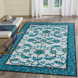 Trans Ocean Liora Manne Visions Iv Palazzo Indoor/Outdoor Rug - Durable, Stylish 2' X 3' Accent For Any Space Blue Polyester Vgh23430903