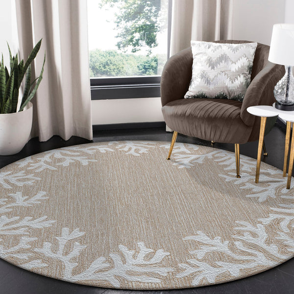 Trans Ocean Liora Manne Capri Coastal Indoor/Outdoor Area Rug - Vibrant Tropical Design For Any Space Natural Polyester,Acrylic Capd5162012
