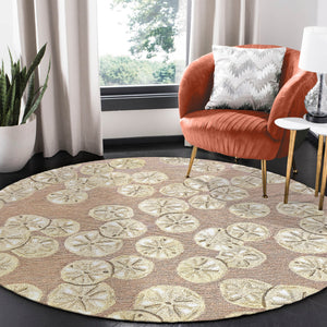 Trans Ocean Liora Handmade Coastal Area Rug - Durable Synthetic Blend With Beach-inspired Design For Any Space Natural Polyester,Acrylic Capd5175612