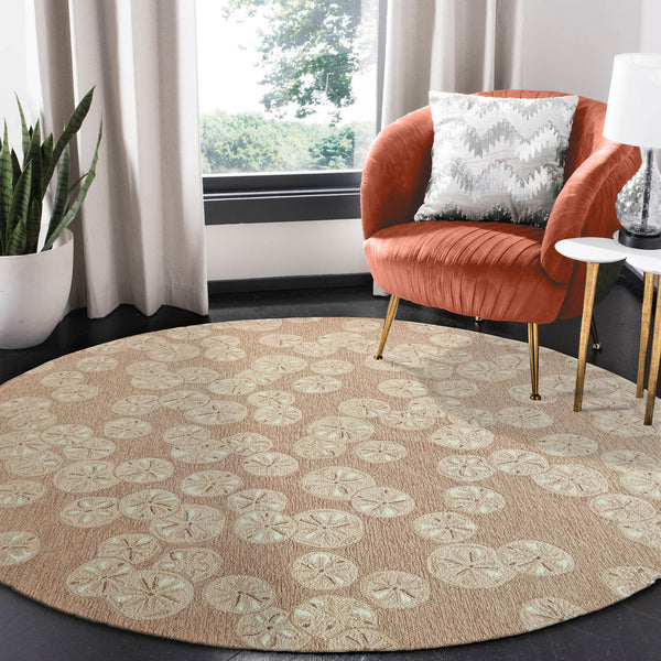 Trans Ocean Liora Handmade Coastal Area Rug - Durable Synthetic Blend With Beach-inspired Design For Any Space Natural Polyester,Acrylic Capd8175612