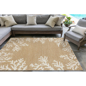 Trans Ocean Liora Manne Capri Coastal Indoor/Outdoor Area Rug - Vibrant Tropical Design For Any Space Natural Polyester,Acrylic Cap23162012
