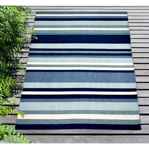 Trans Ocean Liora Manne Sorrento Indoor/Outdoor Handmade Area Rug - Vibrant Geometric Design For Any Space Blue Polyester,Acrylic Srn57630103