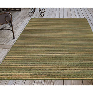 Trans Ocean Liora Manne Marina Stripes Area Rug - Stylish Indoor/Outdoor Geometric Design For Every Space Green Polypropylene,Polyester Mna58805206