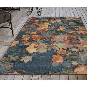Trans Ocean Liora Manne Marina Fall In Love Area Rug - Vibrant Botanical Design For Indoor & Outdoor Spaces Multi Polypropylene,Polyester Mna45808344