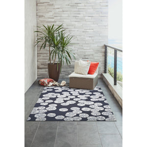 Trans Ocean Liora Handmade Coastal Area Rug - Durable Synthetic Blend With Beach-inspired Design For Any Space Navy Polyester,Acrylic Cap23175633