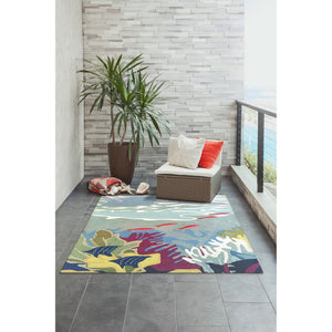 Trans Ocean Liora Manne Ravella Ocean View Hand-tufted Area Rug For Indoor/Outdoor Spaces - Stylish & Durable Blue Polypropylene,Acrylic Rvl46227503
