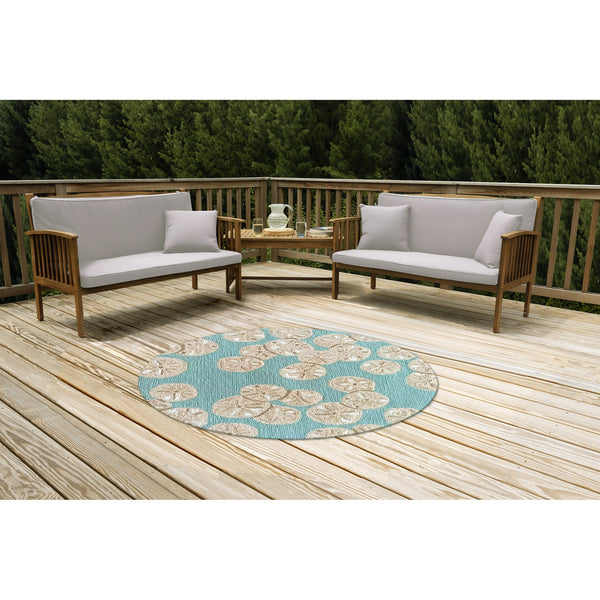 Trans Ocean Liora Handmade Coastal Area Rug - Durable Synthetic Blend With Beach-inspired Design For Any Space Blue Polyester,Acrylic Capd3175606