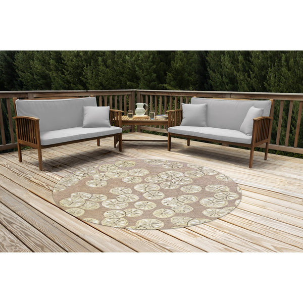 Trans Ocean Liora Handmade Coastal Area Rug - Durable Synthetic Blend With Beach-inspired Design For Any Space Natural Polyester,Acrylic Capd5175612