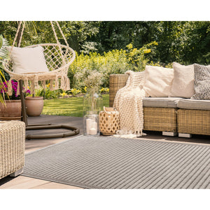 Trans Ocean Liora Manne Malibu Indoor/Outdoor Area Rug - Stylish Geometric Design For Any Space, Versatile Use Natural Polypropylene,Polyester Mau58822312