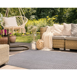 Trans Ocean Liora Manne Malibu Indoor/Outdoor Area Rug - Stylish Geometric Design For Any Space, Versatile Use Grey Polypropylene,Polyester Mau69822347