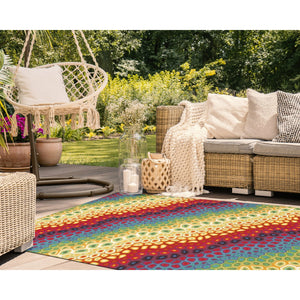 Trans Ocean Liora Manne Visions Iv Pop Swirl Area Rug - Handmade, Durable, Uv-stable For Indoor/Outdoor Use 2' X 3' Multi Polyester Vgh23412744