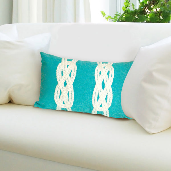 Trans Ocean Liora Manne Visions Ii Handmade Indoor/Outdoor Pillow - Coastal Graphic Art For Beach Lovers Blue Polyester 7sb2s414204