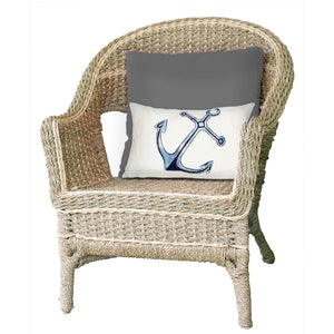 Trans Ocean Liora Manne Visions Ii Nautical Indoor/Outdoor Pillow - Handcrafted Artistry For Stylish Spaces White Polyester 7sb1s418402