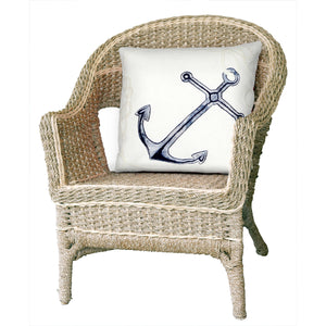 Trans Ocean Liora Manne Visions Ii Nautical Indoor/Outdoor Pillow - Handcrafted Artistry For Stylish Spaces White Polyester 7sb2s418402