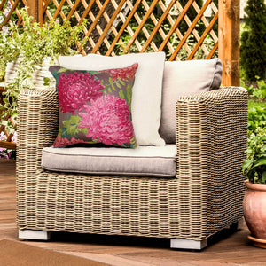 Trans Ocean Liora Manne Marina Mums Indoor/Outdoor Pillow - Vibrant Floral Design For Stylish Spaces Pink Polypropylene,Polyester 7mr8s818337