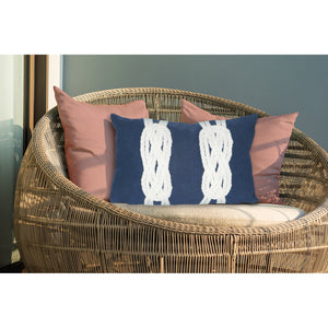 Trans Ocean Liora Manne Visions Ii Handmade Indoor/Outdoor Pillow - Coastal Graphic Art For Beach Lovers Navy Polyester 7sb1s414233