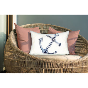 Trans Ocean Liora Manne Visions Ii Nautical Indoor/Outdoor Pillow - Handcrafted Artistry For Stylish Spaces White Polyester 7sb1s418402