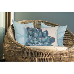 Trans Ocean Liora Manne Visions Iv Indoor/Outdoor Handmade Pillow - Stunning Botanicals For Modern Spaces Ivory Polyester 7sd1s431612