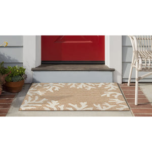 Trans Ocean Liora Manne Capri Coastal Indoor/Outdoor Area Rug - Vibrant Tropical Design For Any Space Natural Polyester,Acrylic Cap23162012