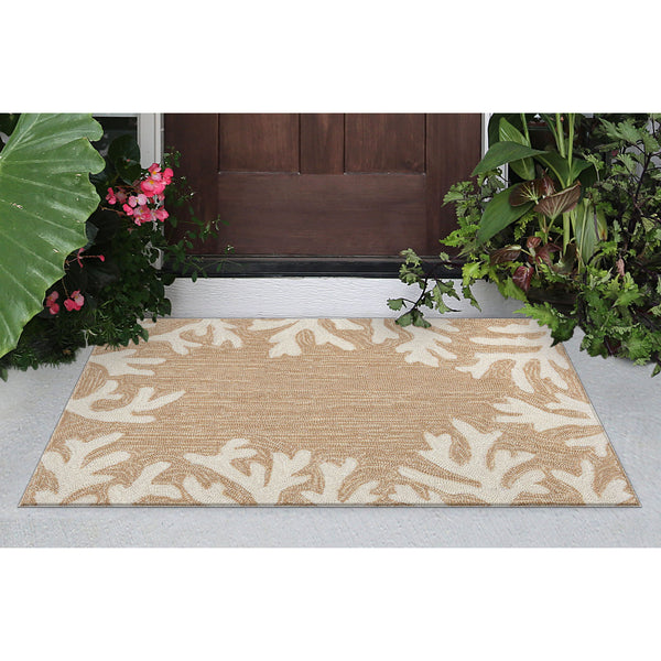 Trans Ocean Liora Manne Capri Coastal Indoor/Outdoor Area Rug - Vibrant Tropical Design For Any Space Natural Polyester,Acrylic Cap23162012