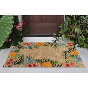 Trans Ocean Liora Manne Ravella Tropical Botanical Area Rug - Hand-tufted, Durable Design For Indoor & Outdoor Spaces Natural Polypropylene,Acrylic Rvl23228012