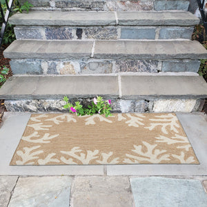 Trans Ocean Liora Manne Capri Coastal Indoor/Outdoor Area Rug - Vibrant Tropical Design For Any Space Natural Polyester,Acrylic Cap23162012