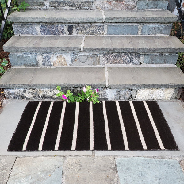 Trans Ocean Liora Manne Sorrento Hand Woven Indoor/Outdoor Area Rug - Stylish, Fade-resistant, Versatile Design Black Polyester,Acrylic Srn23630548