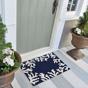 Trans Ocean Liora Manne Capri Coastal Indoor/Outdoor Area Rug - Vibrant Tropical Design For Any Space Blue Polyester,Acrylic Cap12162033