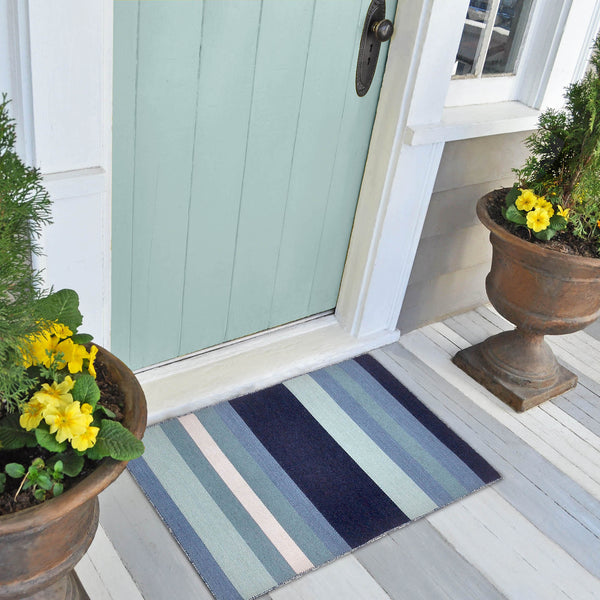 Trans Ocean Liora Manne Sorrento Indoor/Outdoor Handmade Area Rug - Vibrant Geometric Design For Any Space Blue Polyester,Acrylic Srn23630103