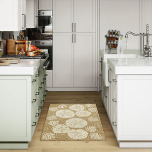 Trans Ocean Liora Manne Frontporch Shell Toss Indoor/Outdoor Pillow - Coastal Chic Accent For Any Space Natural Polyester,Acrylic Ftp34140822