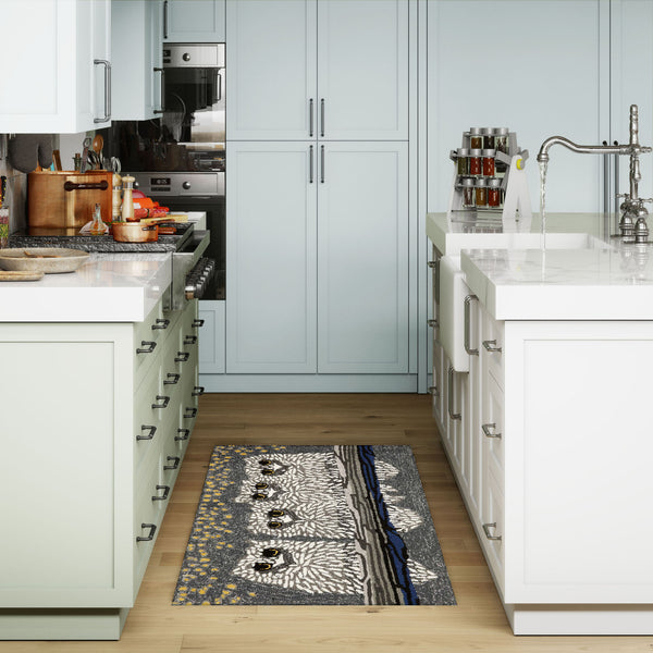 Trans Ocean Liora Manne Frontporch Owls Area Rug - Stylish Indoor/Outdoor Mat For Nature Lovers And Cabins Grey Polyester,Acrylic Ftp34144347