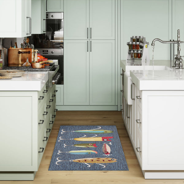 Trans Ocean Liora Manne Frontporch Hand-tufted Indoor/Outdoor Rug - Stylish Sports-themed Mat For Cabins Grey Polyester,Acrylic Ftp34242047