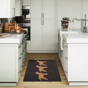 Trans Ocean Liora Manne Frontporch Indoor/Outdoor Rug - Charming Yellow Labs Design Perfect For Pet Lovers Grey Polyester,Acrylic Ftp34457547