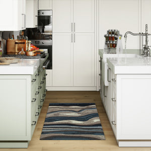 Trans Ocean Liora Manne Ravella Ipanema Indoor/Outdoor Rug - Coastal Contemporary Design For Any Space Blue Polypropylene,Acrylic Rvl23228503