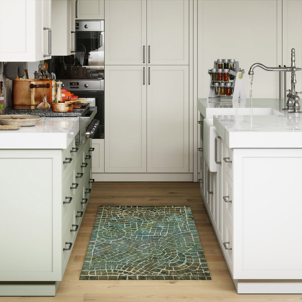 Trans Ocean Liora Manne Visions V Indoor/Outdoor Area Rug - Handcrafted Artistry With Durable Polyester Elegance Blue Polyester Vhi23325703