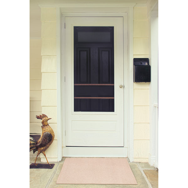 Trans Ocean Liora Manne Avalon Durable Indoor/Outdoor Area Rug With Elegant Texture For Casual Spaces Beige Polypropylene Avo23671002