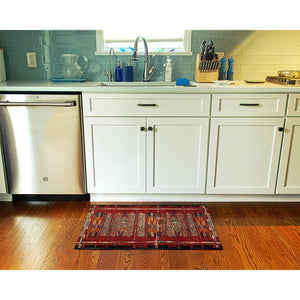 Trans Ocean Liora Manne Esencia Tribal Stripe Indoor/Outdoor Mat - Vibrant Southwestern Design For Any Space Red Polypropylene,Polyester Ecn34805724