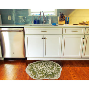 Trans Ocean Liora Manne Esencia Peony Indoor/Outdoor Non-slip Mat - Vibrant Floral Design For Any Space Green Polypropylene,Polyester Ecnd3962306