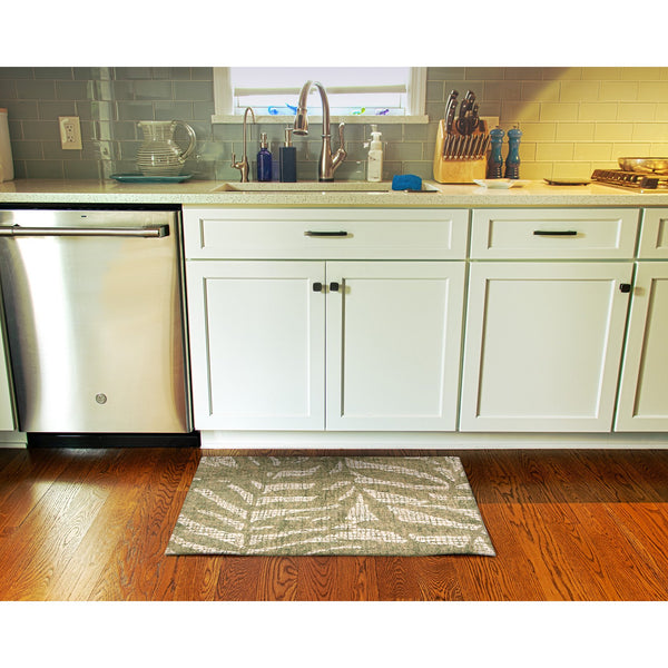 Trans Ocean Liora Manne Savannah Indoor Area Rug - Luxurious Hand-tufted Wool Botanical Design For Elegance Sage Wool Pile Svh23950016