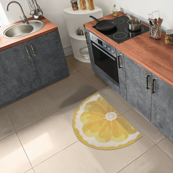 Trans Ocean Liora Manne Frontporch Lemon Slice Indoor/Outdoor Mat – Whimsical, Durable Rug For Any Space Yellow Polyester,Acrylic Ftph8155609