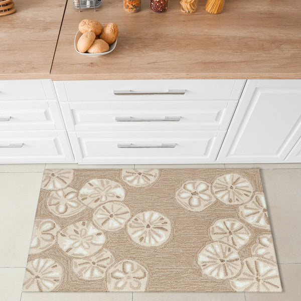 Trans Ocean Liora Handmade Coastal Area Rug - Durable Synthetic Blend With Beach-inspired Design For Any Space Natural Polyester,Acrylic Cap34175612