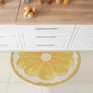 Trans Ocean Liora Manne Frontporch Lemon Slice Indoor/Outdoor Mat – Whimsical, Durable Rug For Any Space Yellow Polyester,Acrylic Ftph8155609