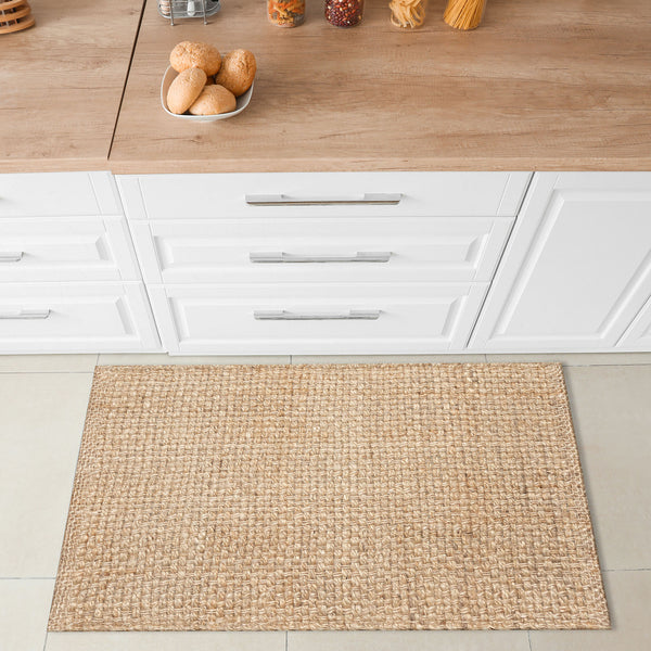 Trans Ocean Liora Hand Woven Jute Area Rug - Durable, Textured Flatweave For Stylish Indoor Spaces & Décor Natural Jute Pay23104512