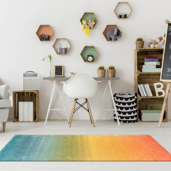 Trans Ocean Liora Manne Arca Ombre Indoor Wool Area Rug - Stylish Contemporary Accent For Elegant Spaces Multi Wool Aca46920644