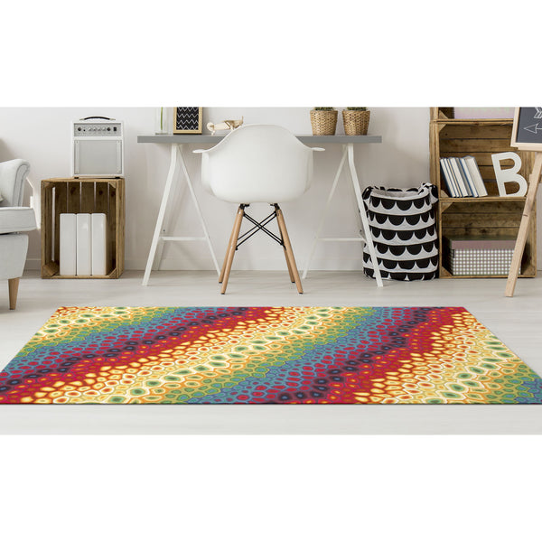 Trans Ocean Liora Manne Visions Iv Pop Swirl Area Rug - Handmade, Durable, Uv-stable For Indoor/Outdoor Use 2' X 3' Multi Polyester Vgh23412744