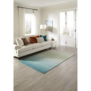 Trans Ocean Liora Manne Arca Ombre Indoor Wool Area Rug - Stylish Contemporary Accent For Elegant Spaces Blue Wool Aca46920604